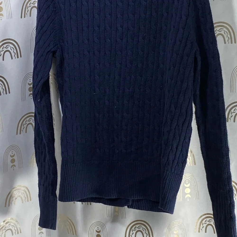 GAP Navy Blue Kids Cable Knit Sweater